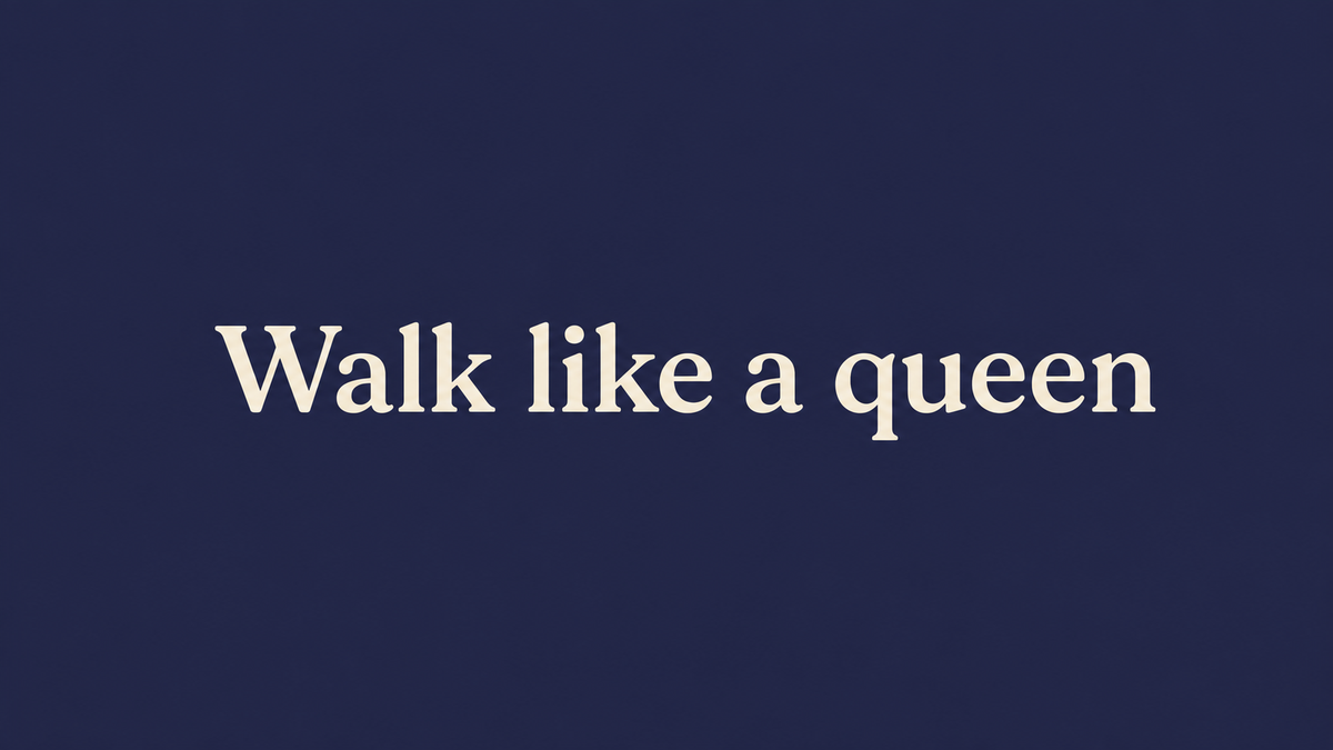 Walk like a Queen by Annish Footwear